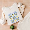 Simply Sage Market Amalfi Coast Italy Lemons Lightweight Garment Dyed Sweatshirt - 3 of 4