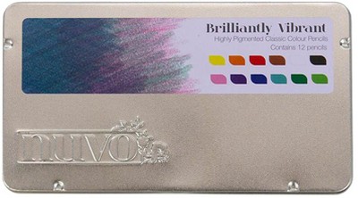 Nuvo Classic Color Pencils 12/Pkg-Brilliantly Vibrant
