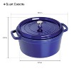 STAUB Cast Iron 4-qt Round Cocotte - image 3 of 4