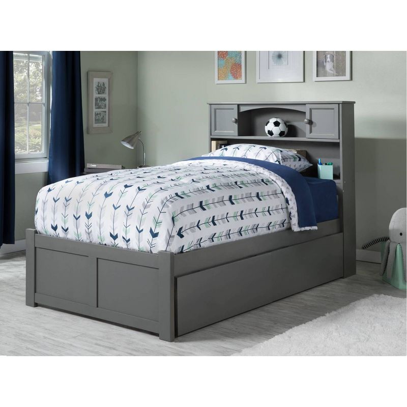 Newport Bed with 2 Urban Bed Drawers Flat Panel Footboard - AFI, 3 of 14