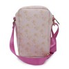 Disney Bag, Crossbody, Princess Aurora Pose Silhouette and Fairy Godmothers, Pink, Vegan Leather - 3 of 4