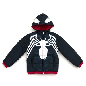 Marvel Zip Up Cosplay Winter Coat Puffer Jacket Sizes (2T - 14-16) - 1 of 4
