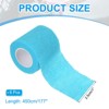 Unique Bargains Self-Adhesive Elastic Breathable Bandage Athletic Tapes 6 Rolls 1" x 177" - 2 of 4