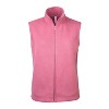 Sofra Women's Polar Fleece Full Zip Up Sweater Vest - 2 of 4