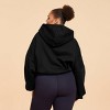 Blogilates Women's Marshmallow Full Zip Hooded Sweatshirt - 2 of 4