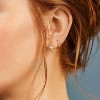 Freekiss 3 Pairs Gold Hoop Earrings Set: Dainty Stud Earrings Trendy Small 14K Gold Plated Hypoallergenic Dangle Cartilage - 4 of 4