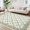 Modern Area Rugs Diamond Floor Mats with Non-Slip Backing - 4 of 4