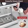 Jojoka 20 Bar Espresso Machine with Grinder & Milk Frother, 95oz Water Tank, Stainless Steel Coffee Maker for Home Café-Style Lattes & Cappuccinos - 4 of 4