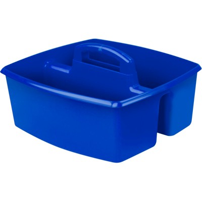 Storex Large Caddy, Blue (Pack of 6)