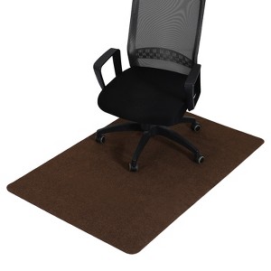 Unique Bargains Office Multi-Purpose Non-Slip Protective Chair Mat for Hardwood Floors 55" x 35" - 1 of 3
