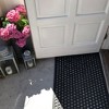 Evideco French Home Goods Front Door Mat HAROLD for Outdoor Weather-Resistant & Durable Rubber Rug - Non-Slip Entryway Doormat - 24x16 Inches - 2 of 4