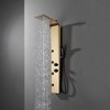 BWE 4-Jet Rainfall Shower Panel System with Rainfall Shower Head and Shower Wand - 3 of 4