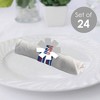 Big Dot of Happiness Stars & Stripes - Patriotic Party Paper Napkin Holder - Napkin Rings - Set of 24 - 2 of 4