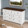 Merax Wooden Captain Seven-Drawer Dresser - 2 of 4