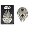 SalesOne LLC Star Wars Millennium Falcon Collector Metal Pin | 3 x 2 Inches | Toynk Exclusive - 2 of 4