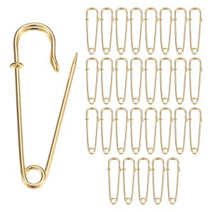 Unique Bargains Durable Sewing Upholstery Spring Lock Blanket Bulk Large Safety Pins 30 Pcs - 1 of 4