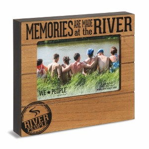 Pavilion Gift Company - River People - 6.75" x 7.5" Frame (Holds 4" x 6" Photo) - Single Image Frames - 1 of 1