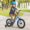 Costway 12"/14"/16"/18" Kids Training Bike with Removable Training Wheels Pneumatic Tires Navy/Black - 2 of 4