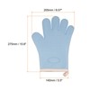 Unique Bargains Heat Resistant Kitchen Textiles Soft Lining Silicone Oven Mitts 2 Pcs - 2 of 4