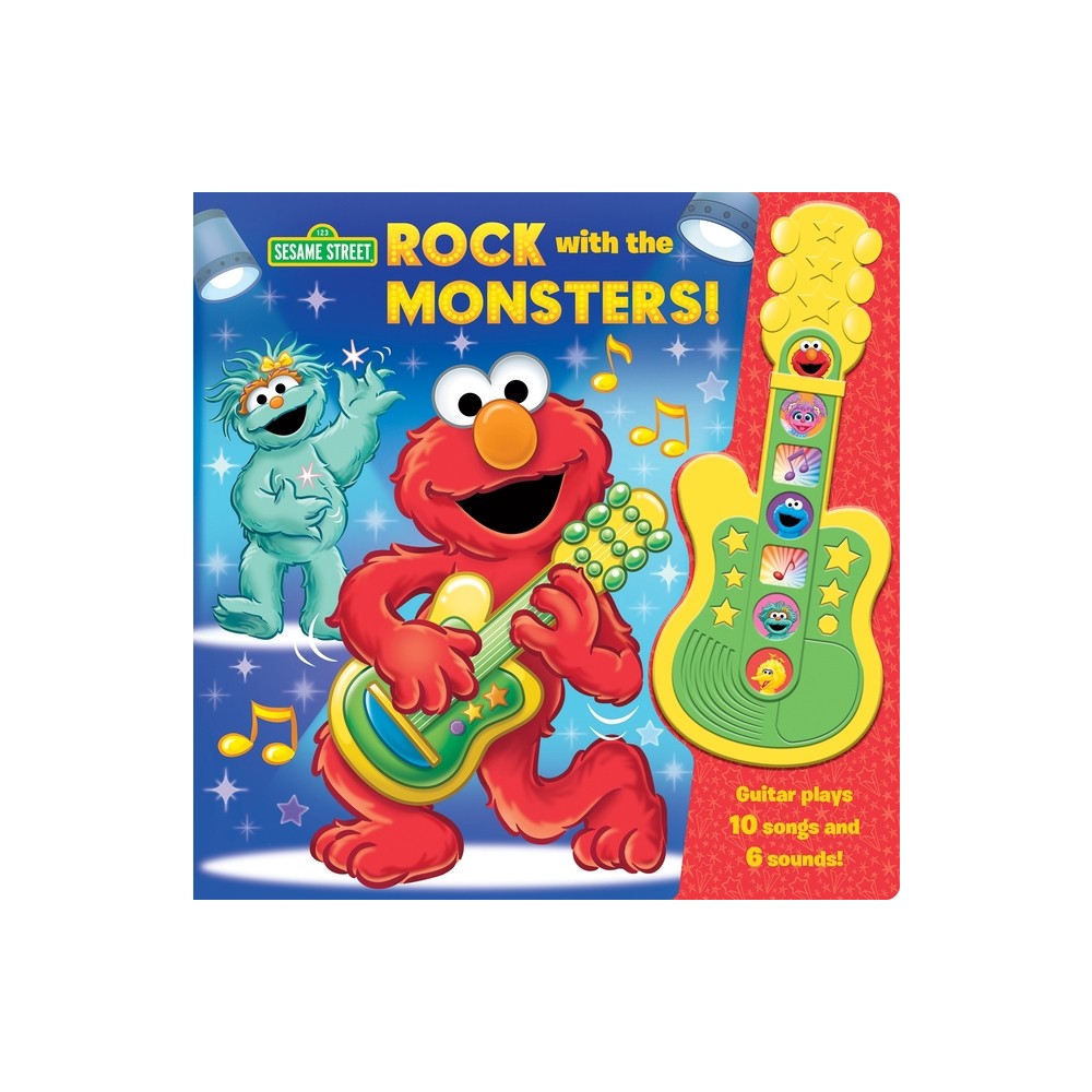 Sesame Street: Rock with the Monsters! Sound Book - by Pi Kids (Mixed Media Product)