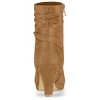 Allegra K Women's Round Toe Ankle Zip Platform High Heel Mid Calf Boots - 4 of 4