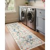 Washable Rugs for Bedroom Ultra-Soft Floral Peacock Floor Mat - 2 of 4