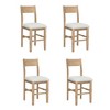 Anybear Farmhouse Counter Height 5 Piece Dining Table Set - 4 of 4