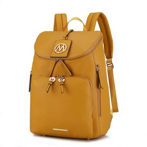 MKF Collection Angela vegan Leather Large Travel Backpack by Mia K - 1 of 4