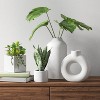 Textured Ceramic Vase White - Project 62™ - image 2 of 3