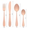 REGALWOVEN Stainless Steel Mirror Polished Silverware Set Flatware Set 24 Piece - 2 of 4