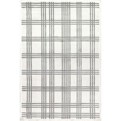 Nuloom Lekisha Plaid Fringe Indoor Area Rug - image 1 of 4