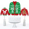 Big Dot of Happiness Ugly Sweater - Holiday and Christmas Party Centerpiece Sticks - Table Toppers - Set of 15 - image 3 of 4