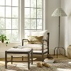 Wood Frame Pillow Top Ottoman Cream - Threshold™ with Studio McGee - image 2 of 4