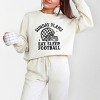 Sunday Plans: Eat. Sleep. Football - Women's Lightweight Garment Dyed Sweatshirt - 2 of 3