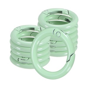 Unique Bargains Metal Spring O Rings Zinc Alloy Durable Multipurpose Lightweight Buckle 5/8 Inch - 1 of 4