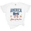 Simply Sage Market America Land of the Free Coquette Garment Dyed Tee - 2 of 4