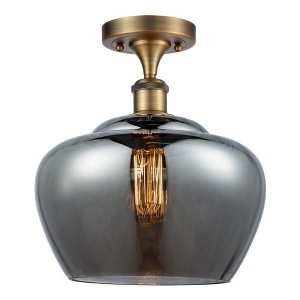 Fenton - 1 Light Semi-Flush Mount In Industrial Style-13 Inches Tall and 11 Inches Wide - 1 of 1