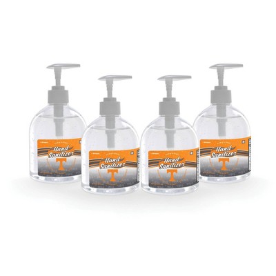 NCAA Tennessee Volunteers 16oz Pump Top Hand Sanitizer - 4pk