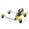Garvee Car Wheel Dolly Set of 2/4, 1500LBS Capacity Car Dolly with Hydraulic Tire Jack for Vehicle Positioning for Truck RV Trailer, Yellow - 3 of 4