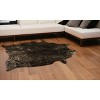 HomeRoots 6' X 7' Brown and Bronze Genuuine Cowhide Hand Knotted Area Rug - 2 of 4