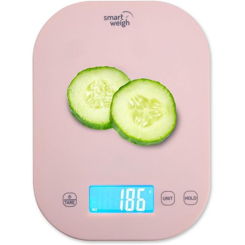 Smart Weigh Digital Food Scale Pink Target