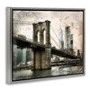 Stupell Industries Vintage Brooklyn Bridge, 21" x 17" - 3 of 4