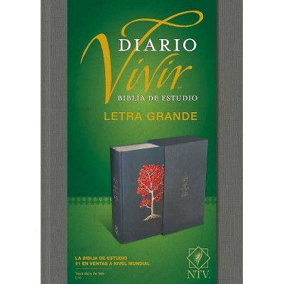 Biblia de Estudio del Diario Vivir Ntv, Letra Grande - Large Print (Hardcover)