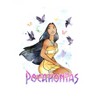 Girl's Pocahontas Free Spirit Watercolor T-Shirt - 2 of 4