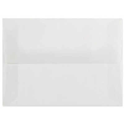 LUX A7 Invitation Envelopes 5 1/4 x 7 1/4 250/Box Clear Translucent 4880-00-250