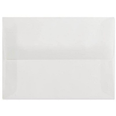 LUX A7 Invitation Envelopes 5 1/4 x 7 1/4 250/Box Clear Translucent 4880-00-250