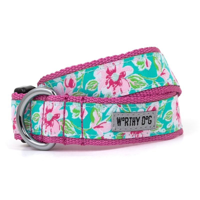 The Worthy Dog Watercolor Floral Dog Collar, 1 of 6
