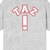 Space Jam 1996 Tune Squad Taz Crew Neck Short Sleeve Athletic Heather Men's T-shirt - 4 of 4