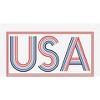 Americana USA Neon Sign Men's Crew Neck Short Sleeve Tee - 2 of 2