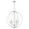 Livex Lighting Arabella 5 - Light Chandelier in  Polished Chrome - 4 of 4